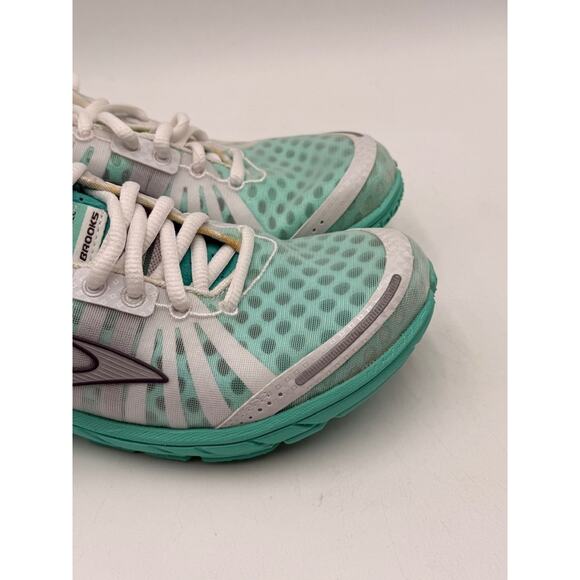 Brooks PURECONNECT Women's NEW Running Sneaker White/Blue US Size 7 - Picture 2 of 11